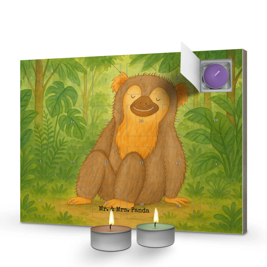 Scented candle advent calendar Monkey Design Africa, monkeys, monkey, selfcare, motivation, love, respect, self-love, self-confidence, self-esteem