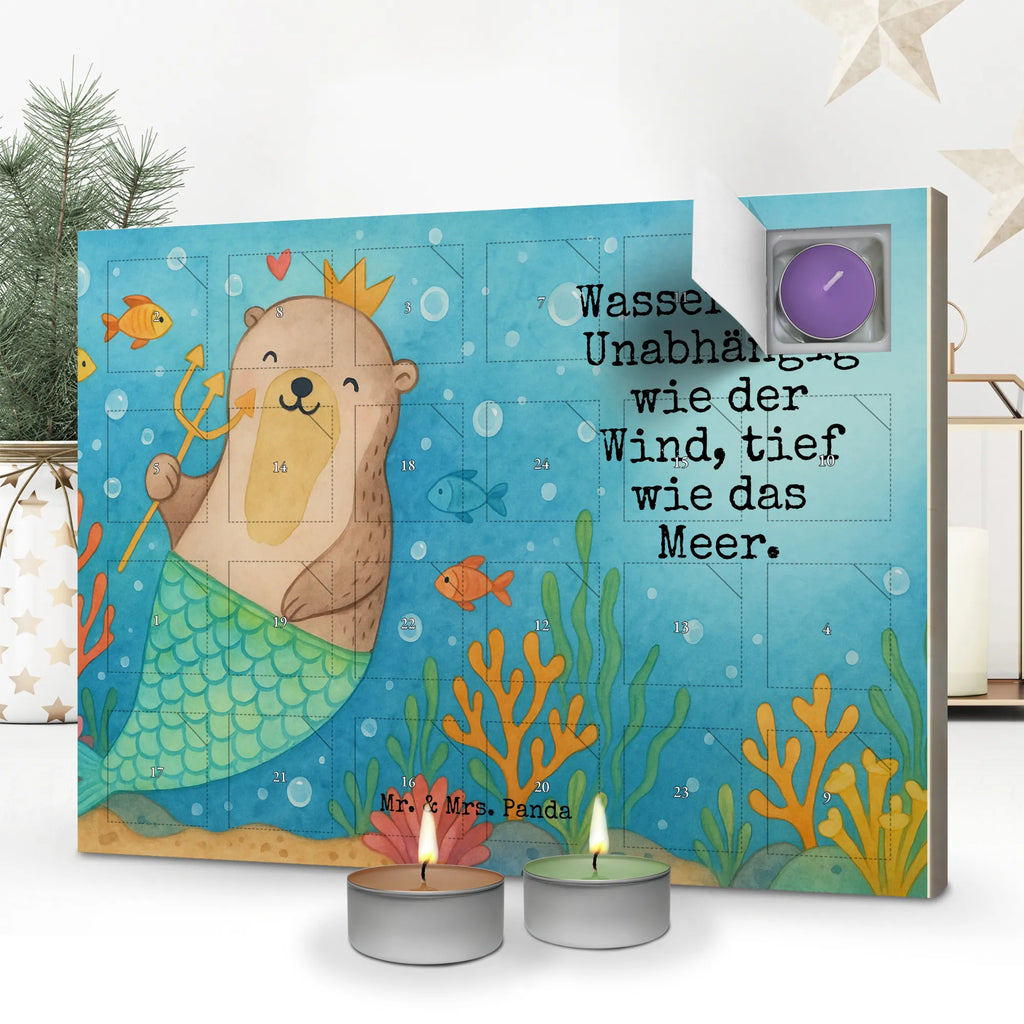 Scented candle advent calendar Aquarius Astrology Design constellations, birthdays, astrology, zodiac, date of birth, month of birth