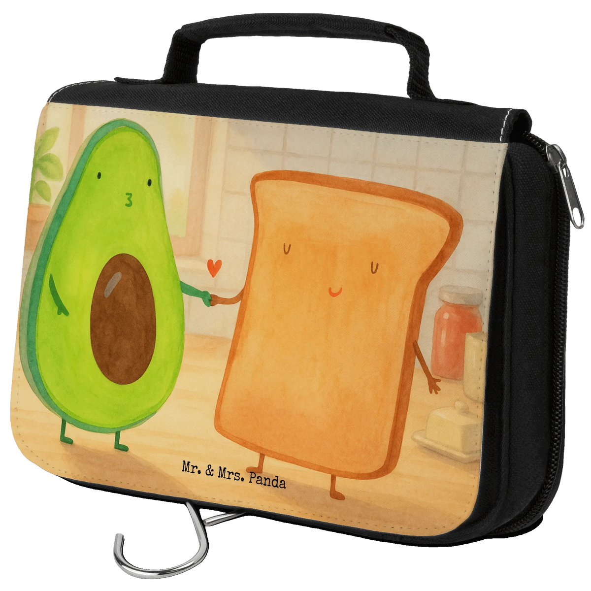 Kulturbeutel Avocado Toast Design duschbeutel, Reise-Kulturtasche, Kosmetiktasche, Schminktasche, badtasche, beauty case, hygienetasche, Kulturtasche, Waschtasche, Kulturbeutel, kulturtäschchen, Waschbeutel, Reisebeutel, Toilettentasche, Schminkbeutel, beautycase, hygienebeutel, Kosmetikbeutel, kosmetiktäschchen, Necessaire, Make-Up Tasche, Avocado, Veggie, Vegan, Gesund, Verlobungsparty, Liebespaar, Jahrestag, Toast, Toastbrot, Hochzeit, Freundin, Freund, Hochzeitsgeschenk, Pärchen, Jahrestagsgeschenk, Verlobt