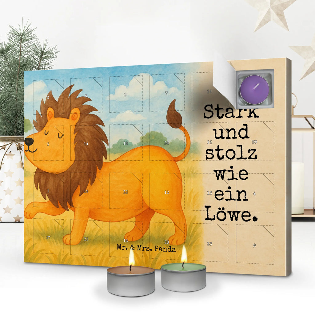 Scented candle advent calendar Star sign Lion Design constellations, birthdays, astrology, zodiac, date of birth, month of birth, gift august, lion gift, birthday july, lion zodiac sign, king of animals, birthday august, gift july