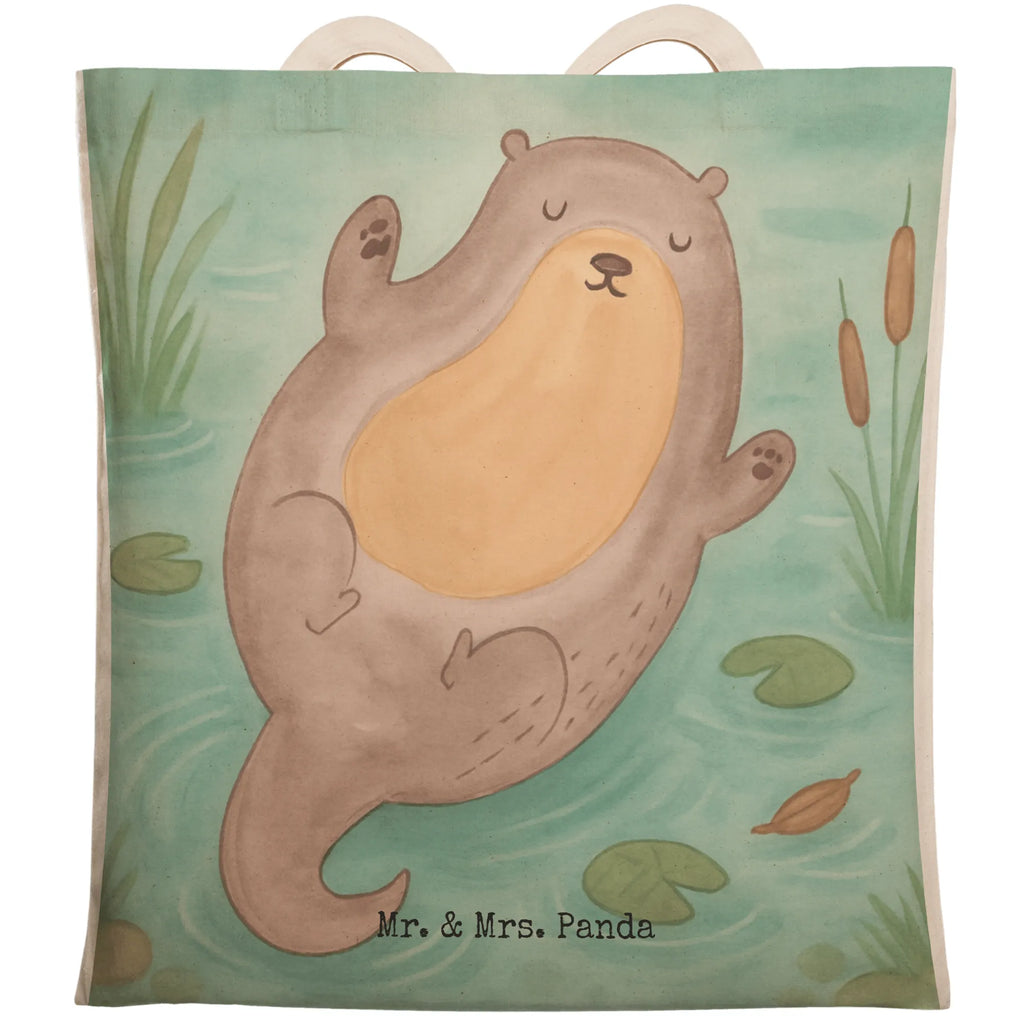 Shopping bag otter Embrace Design cloth bag, Carrier bag, pouch, shopper, bag, cotton bag, shoulder bag, otter, marten, sea otter, European otter, water mammal, aquatic animal, baby otter, predator, water, otter gifts, animal lover, gift ideas for animal lovers, animal, mammal, water animal, gifts for people in love, Otter Sea Otter Lake Otter