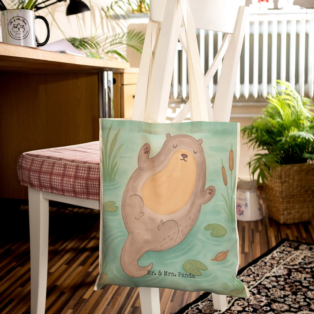 Shopping bag otter Embrace Design cloth bag, Carrier bag, pouch, shopper, bag, cotton bag, shoulder bag, otter, marten, sea otter, European otter, water mammal, aquatic animal, baby otter, predator, water, otter gifts, animal lover, gift ideas for animal lovers, animal, mammal, water animal, gifts for people in love, Otter Sea Otter Lake Otter