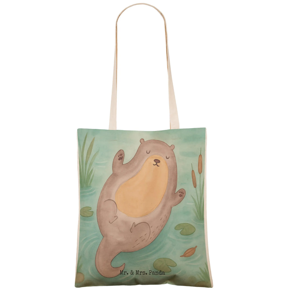 Shopping bag otter Embrace Design cloth bag, Carrier bag, pouch, shopper, bag, cotton bag, shoulder bag, otter, marten, sea otter, European otter, water mammal, aquatic animal, baby otter, predator, water, otter gifts, animal lover, gift ideas for animal lovers, animal, mammal, water animal, gifts for people in love, Otter Sea Otter Lake Otter