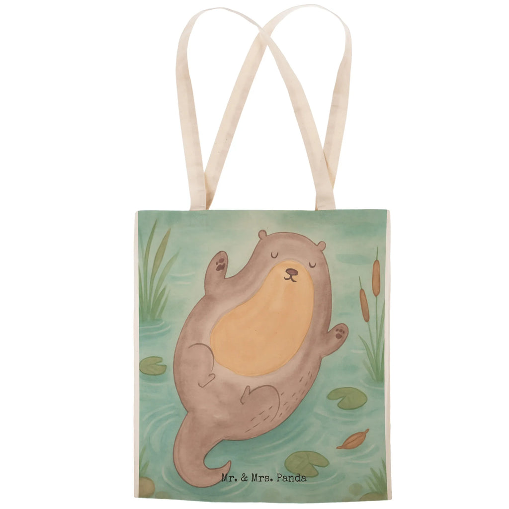Shopping bag otter Embrace Design cloth bag, Carrier bag, pouch, shopper, bag, cotton bag, shoulder bag, otter, marten, sea otter, European otter, water mammal, aquatic animal, baby otter, predator, water, otter gifts, animal lover, gift ideas for animal lovers, animal, mammal, water animal, gifts for people in love, Otter Sea Otter Lake Otter