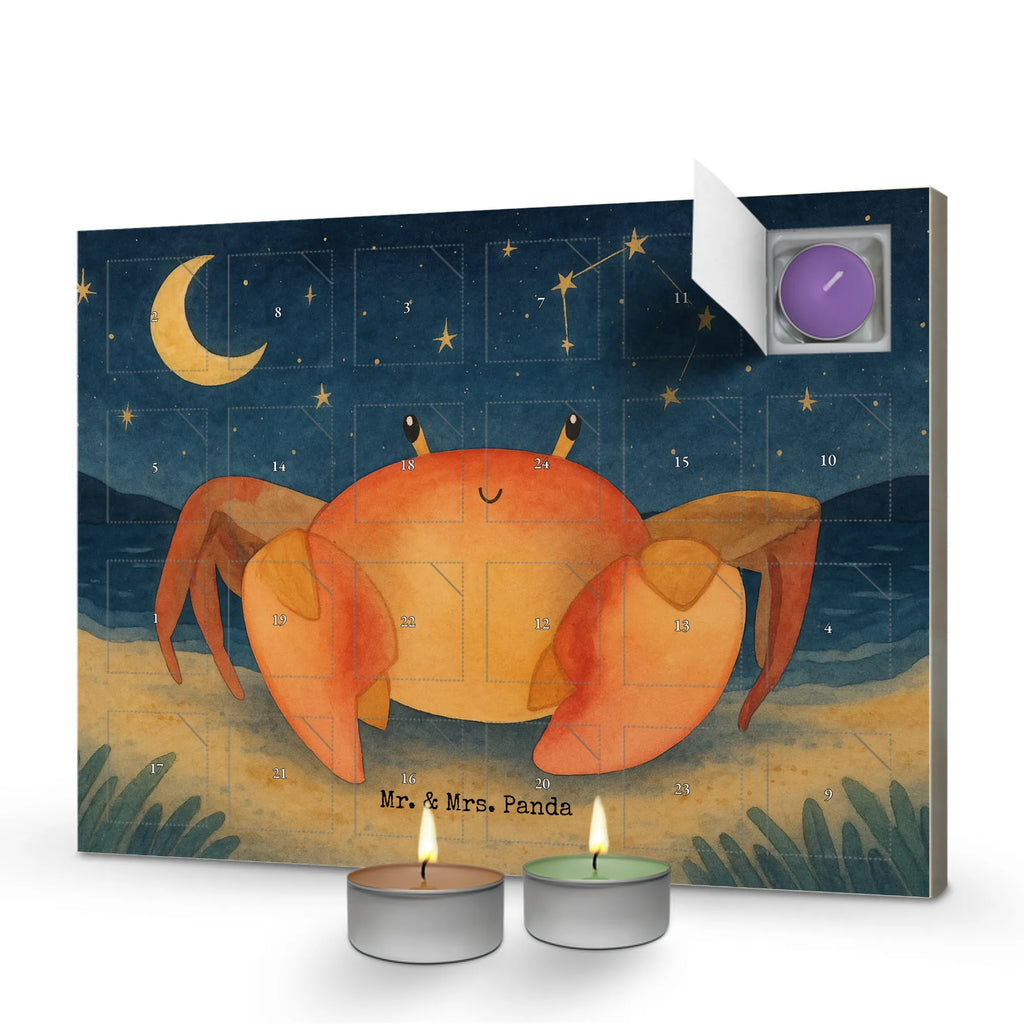 Scented candle advent calendar Star sign Cancer Design constellations, birthdays, astrology, zodiac, date of birth, month of birth, crabs, crab, crab zodiac sign, present june, crab present, birthday july, present sea, sea animal, birthday june, present july