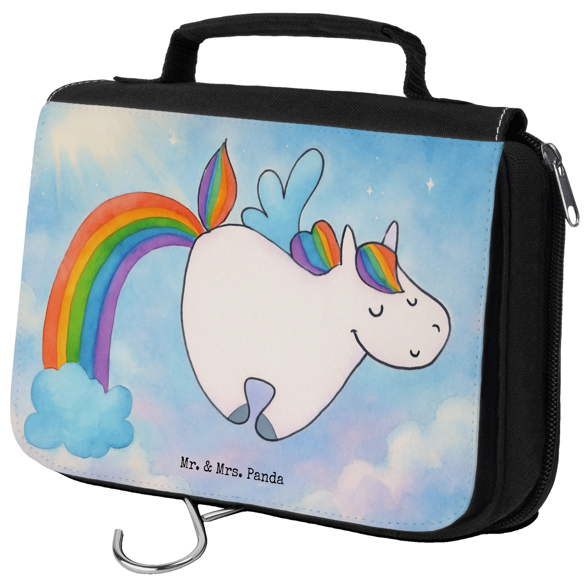 Kulturbeutel Einhorn Fliegendes Pferd Design Necessaire, Kulturbeutel, Kosmetikbeutel, Reise-Kulturtasche, Waschbeutel, hygienebeutel, Toilettentasche, kulturtäschchen, kosmetiktäschchen, beauty case, Make-Up Tasche, Waschtasche, beautycase, Reisebeutel, Schminktasche, Schminkbeutel, Kosmetiktasche, badtasche, hygienetasche, Kulturtasche, duschbeutel, Unicorn, Einhorn, Einhörner, Einhorn Deko, Spielen, Glitzer, Realität, Erwachsenwerden, Regenbogen