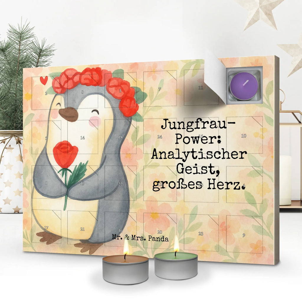 Scented candle advent calendar Virgin Astrology Design constellations, birthdays, astrology, zodiac, date of birth, month of birth