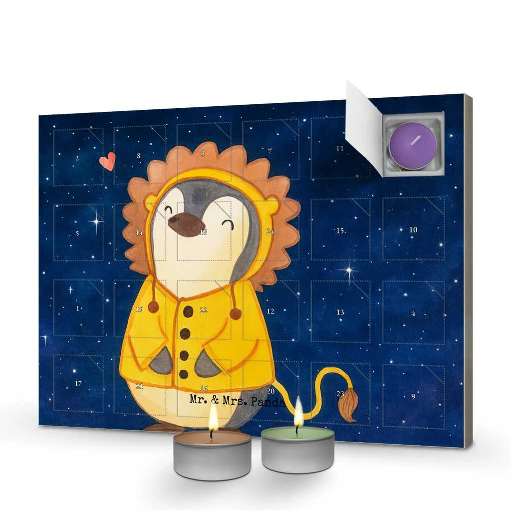 Scented candle advent calendar Lion Astrology Design constellations, birthdays, astrology, zodiac, date of birth, month of birth