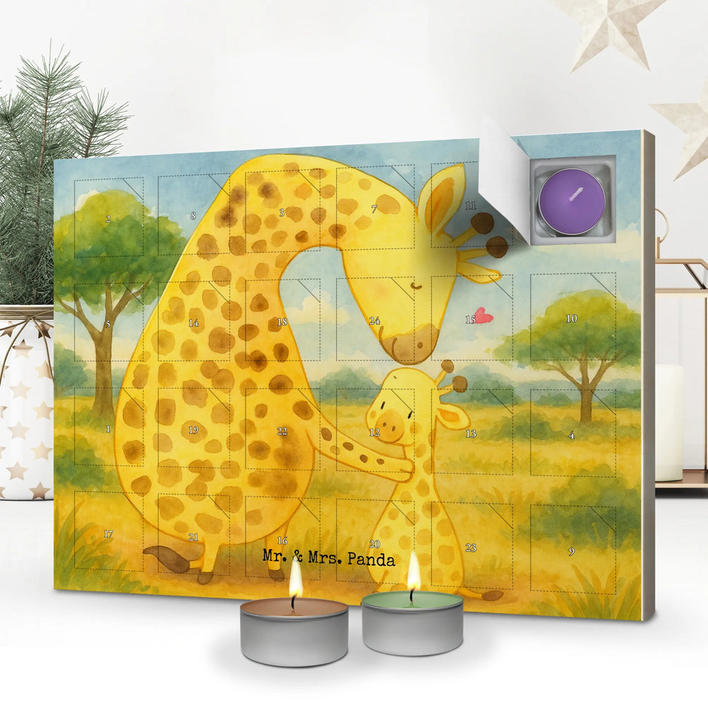 Scented candle advent calendar giraffe child Design Africa, mum, son, daughter, giraffe, child, mother, favourite person