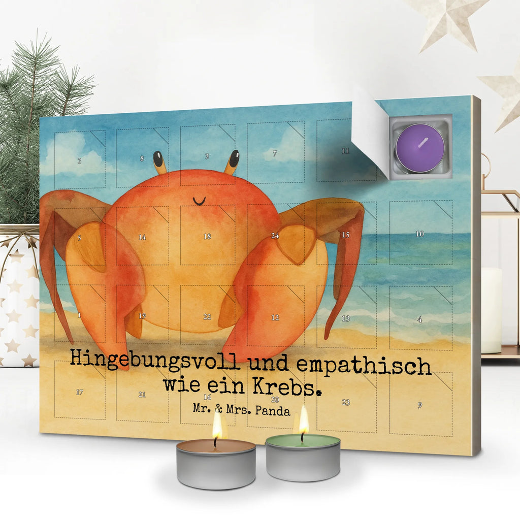 Scented candle advent calendar Star sign Cancer Design constellations, birthdays, astrology, zodiac, date of birth, month of birth, crabs, crab, crab zodiac sign, present june, crab present, birthday july, present sea, sea animal, birthday june, present july