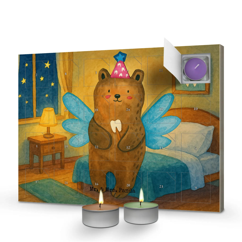Scented candle advent calendar bear tooth fairy Design bear, teddy, teddy bear, cuddly toy, milk tooth, first tooth, fairy, Tooth fairy