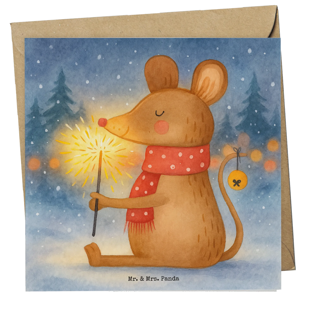 Deluxe Karte Maus Weihnachten Design Karte, Grußkarte, Klappkarte, Einladungskarte, Glückwunschkarte, Hochzeitskarte, Geburtstagskarte, Hochwertige Grußkarte, Hochwertige Klappkarte, Winter, Weihnachten, Weihnachtsdeko, Nikolaus, Advent, Heiligabend, Wintermotiv, Frohe Weihnachten, Weihnachtsgruß, Weihnachtsmotiv, Maus, Mäuschen, Weihnachtswunder