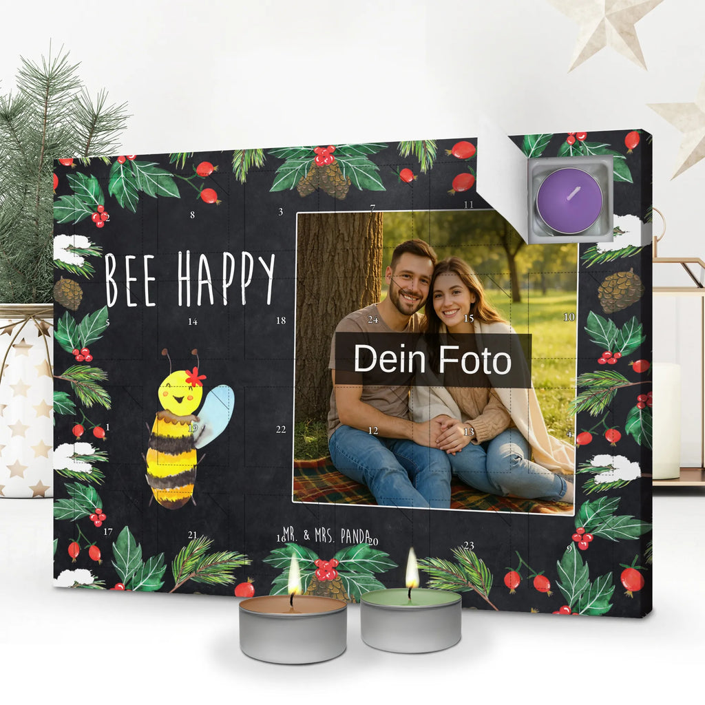 Personalisierter Duftkerzen Foto Adventskalender Biene Happy Personalisierter Duftkerzen Foto Adventskalender, Biene, Wespe, Hummel