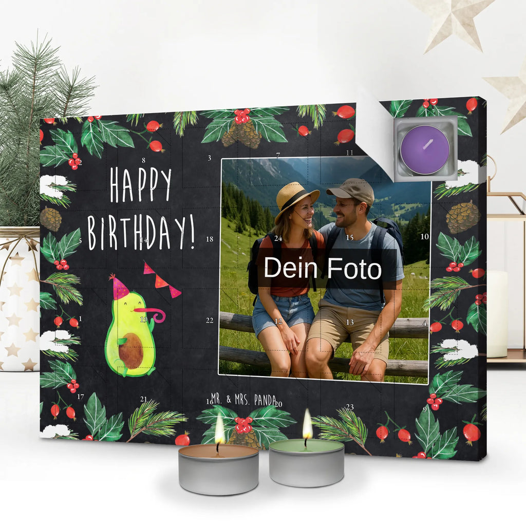 Personalisierter Duftkerzen Foto Adventskalender Avocado Geburtstag Personalisierter Duftkerzen Foto Adventskalender, Avocado, Veggie, Vegan, Gesund