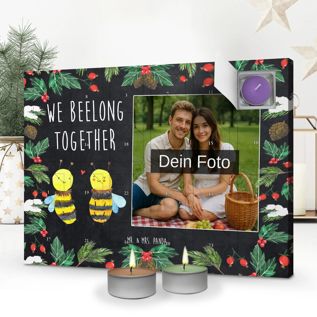 Personalisierter Duftkerzen Foto Adventskalender Biene Verliebt Personalisierter Duftkerzen Foto Adventskalender, Biene, Wespe, Hummel
