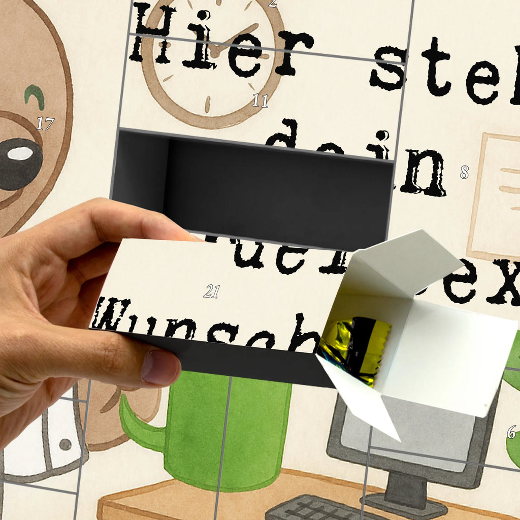 Personalisierter Befüllbarer Adventskalender Beamter Leidenschaft Design