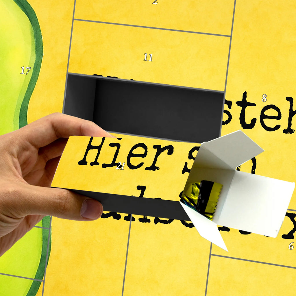 Personalisierter Befüllbarer Adventskalender Avocado Kern Design Adventskalender Zum Selbst Befüllen, Befüllbarer Adventskalender, Avocado, Veggie, Vegan, Gesund, Spruch Leben, Avokado, Pflanze, Avocadokern, Kern