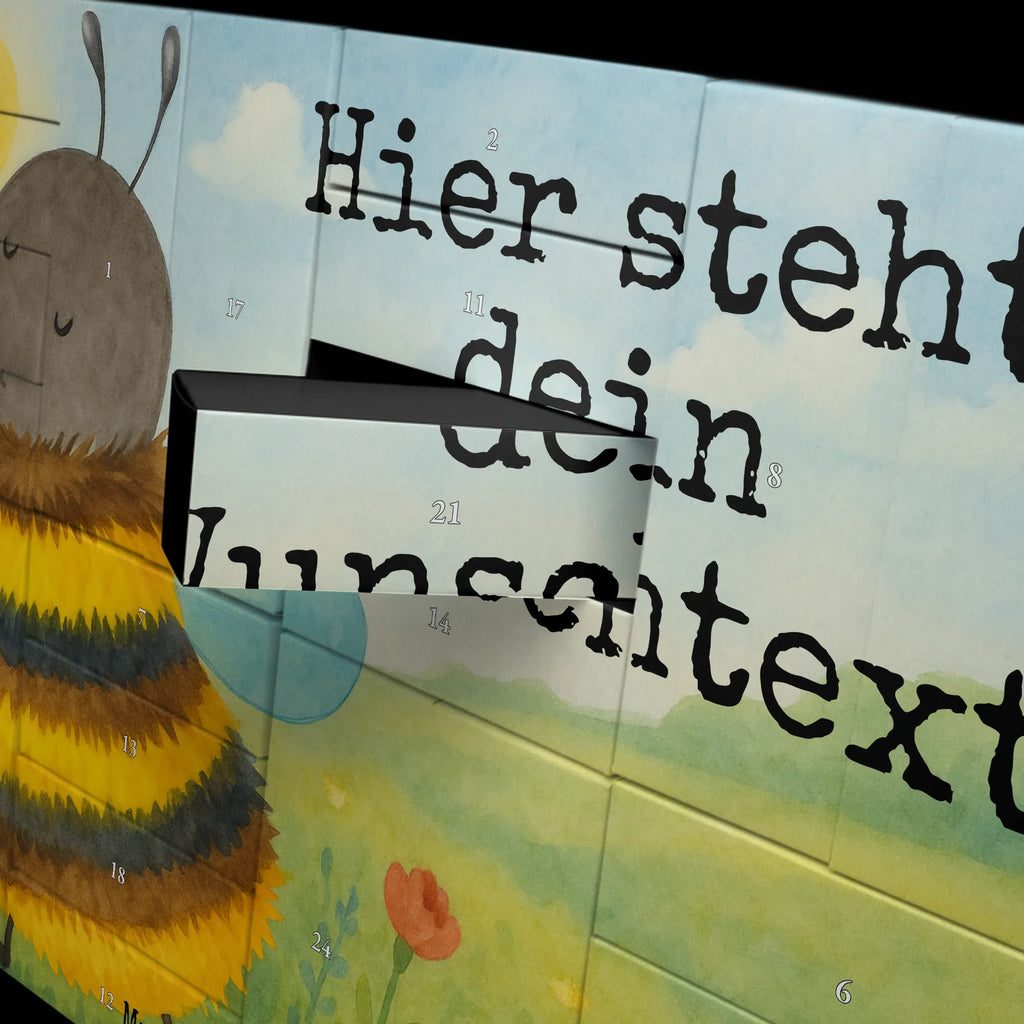 Personalisierter Befüllbarer Adventskalender Hummel flauschig Design Befüllbarer Adventskalender, Adventskalender Zum Selbst Befüllen, Lustige Sprüche, Tiere, Tiermotive, Gute Laune, Blume, Natur, Flauschig, Hummel, Biene