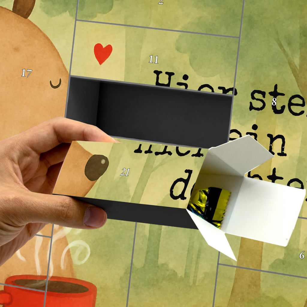 Personalisierter Befüllbarer Adventskalender Bär Morgenkaffee Design Befüllbarer Adventskalender, Adventskalender Zum Selbst Befüllen, Freundin, Freund, Liebe, Liebesgeschenk, Jahrestag, Verlobung, Partner, Ehemann, Ehefrau, Heiraten, Heiratsantrag, Hocheitstag, Geschenk für Partner, Mitbringsel, Liebesbeweis, Valentinstag, Hochzeitstag, Geschenk für Frauen, für Ehemann, für Männer, Geschenk für Freundin