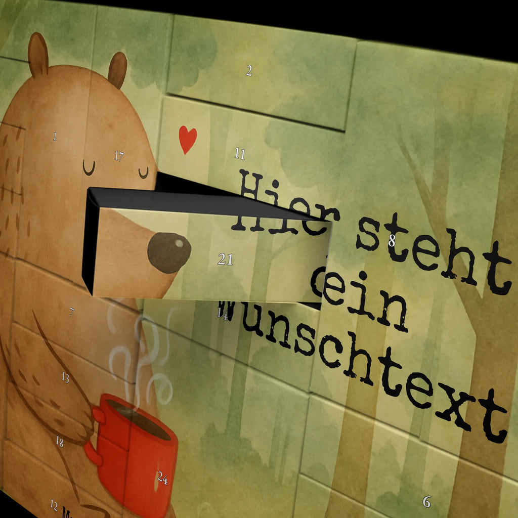 Personalisierter Befüllbarer Adventskalender Bär Morgenkaffee Design Befüllbarer Adventskalender, Adventskalender Zum Selbst Befüllen, Freundin, Freund, Liebe, Liebesgeschenk, Jahrestag, Verlobung, Partner, Ehemann, Ehefrau, Heiraten, Heiratsantrag, Hocheitstag, Geschenk für Partner, Mitbringsel, Liebesbeweis, Valentinstag, Hochzeitstag, Geschenk für Frauen, für Ehemann, für Männer, Geschenk für Freundin