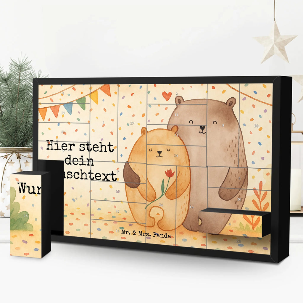Personalisierter Befüllbarer Adventskalender Bären Liebe Design Adventskalender Zum Selbst Befüllen, Befüllbarer Adventskalender, Freundin, Freund, Liebe, Liebesgeschenk, Jahrestag, Verlobung, Partner, Ehemann, Ehefrau, Heiraten, Heiratsantrag, Hocheitstag, Geschenk Hochzeit, Liebesbeweis, Hochzeitstag, Geschenk Freundin, Bär, Verheiratet, Bärchen, Verliebt, Verlobt, Geschenk Freund, Bären
