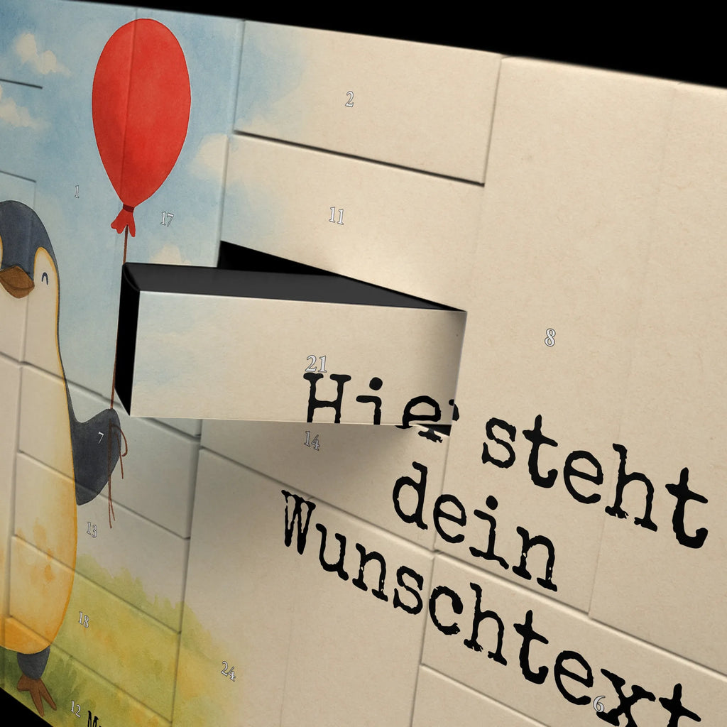 Personalisierter Befüllbarer Adventskalender Pinguin Luftballon Design Befüllbarer Adventskalender, Adventskalender Zum Selbst Befüllen, Pinguin, Tagträume, Lebenslust, Liebe, Beste Freundin, Geschenkidee, Neues Leben, Glück, Motivation, Neustart, Geschenk Freundin, Pinguine, Luftballon
