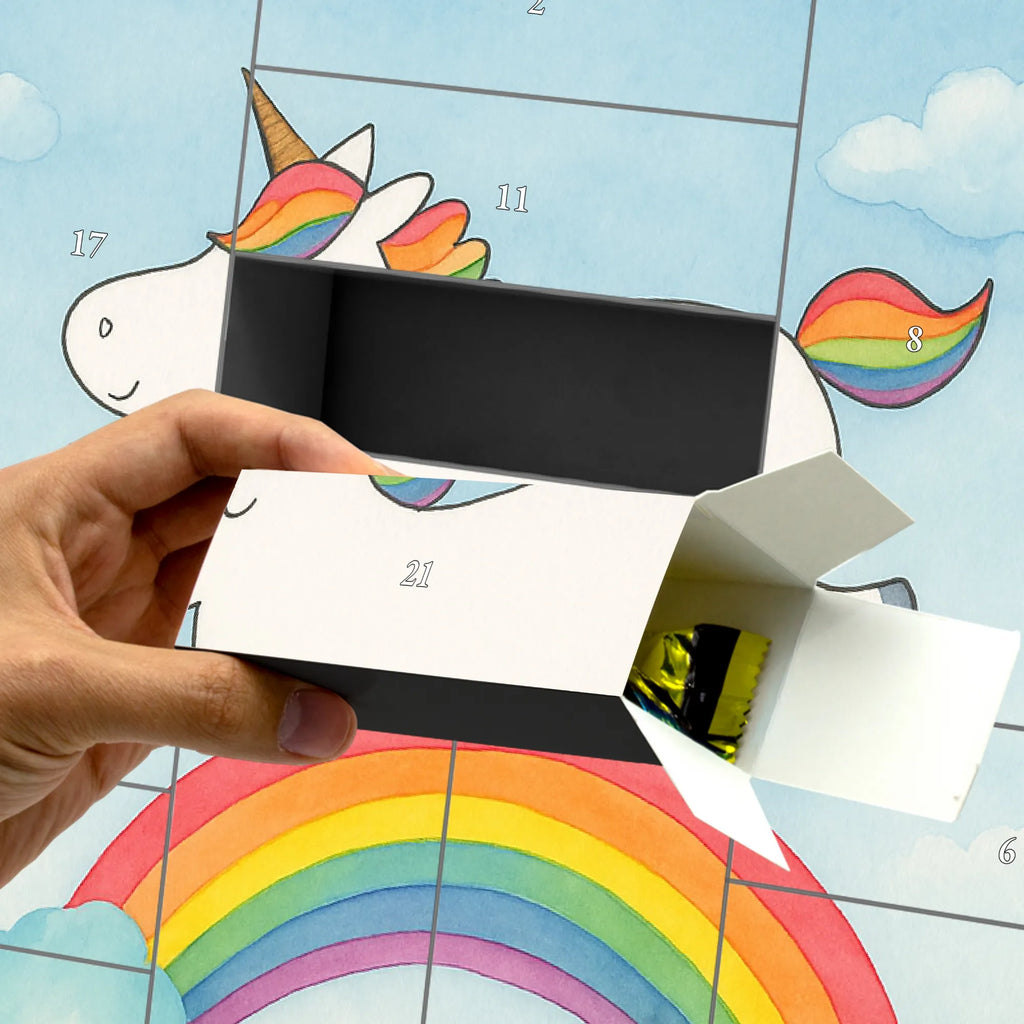 Personalisierter Befüllbarer Adventskalender Einhorn Regenbogen Design Adventskalender Zum Selbst Befüllen, Befüllbarer Adventskalender, Unicorn, Einhorn, Einhörner, Einhorn Deko, Einhornpower, Einhornautobahn, Regenbogen, Glitzer, Erwachsenwerden