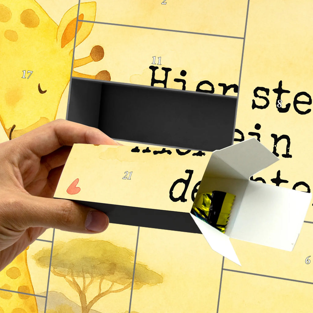 Personalisierter Befüllbarer Adventskalender Giraffe Kind Design Befüllbarer Adventskalender, Adventskalender Zum Selbst Befüllen, Afrika, Wildtiere, Tochter, Lieblingsmensch, Giraffe, Kind, Mama, Mutter, Sohn