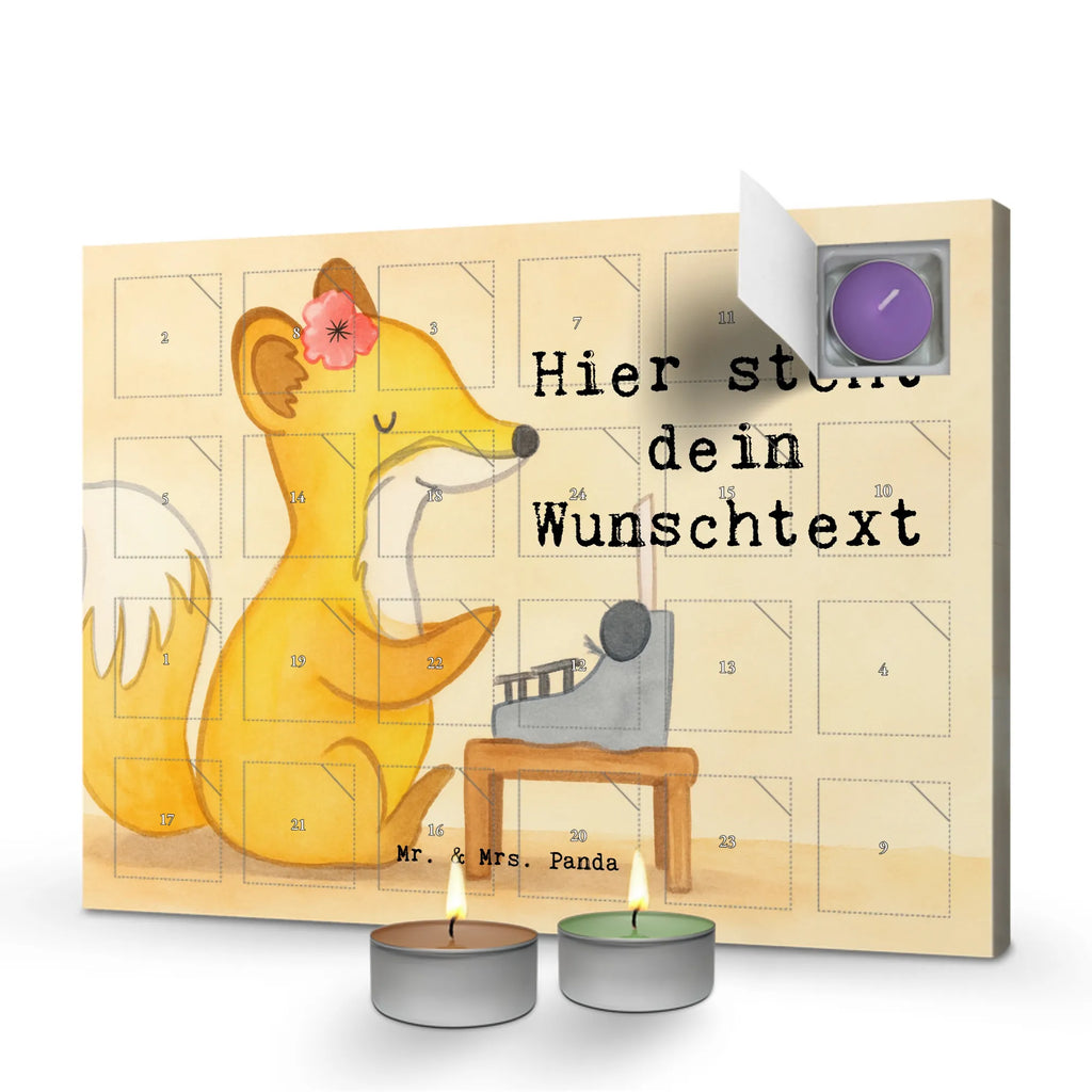 Personalisierter Duftkerzen Adventskalender Fuchs Beste Kollegin der Welt Design Personalisierter Duftkerzen Adventskalender, Geschenkidee, Geschenk, Schenken, Mitbringsel, Geburtstag, Geburtstagsgeschenk, für, Danke, Dankeschön, Bedanken, Freude machen, Geschenktipp, Berufsgenossin, Beruf, Arbeitskollegin, Mitarbeiterin, Kollegin, Ruhestand, Arbeit, Freundin, Abschiedsgeschenk, Büro