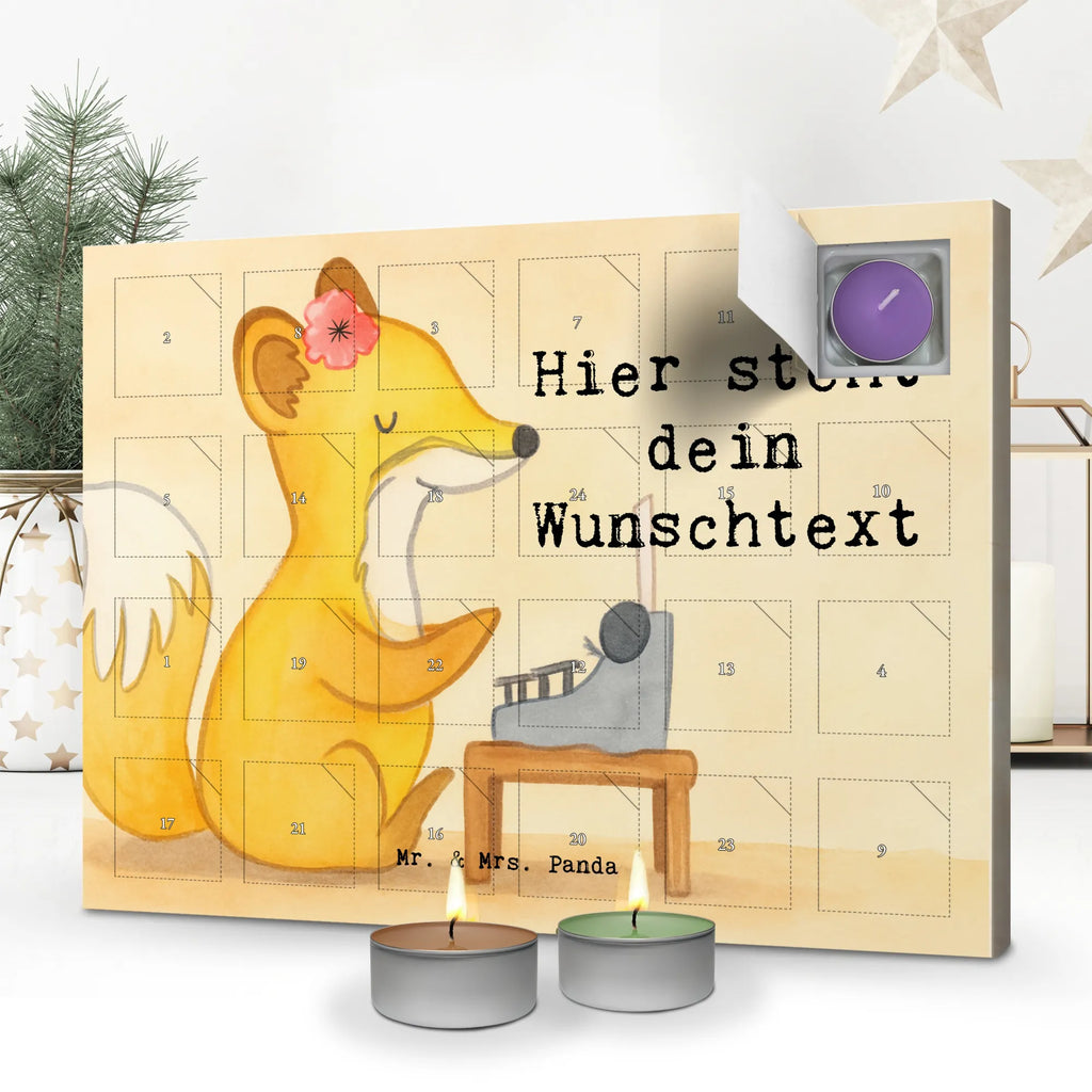 Personalisierter Duftkerzen Adventskalender Fuchs Beste Kollegin der Welt Design Personalisierter Duftkerzen Adventskalender, Geschenkidee, Geschenk, Schenken, Mitbringsel, Geburtstag, Geburtstagsgeschenk, für, Danke, Dankeschön, Bedanken, Freude machen, Geschenktipp, Berufsgenossin, Beruf, Arbeitskollegin, Mitarbeiterin, Kollegin, Ruhestand, Arbeit, Freundin, Abschiedsgeschenk, Büro