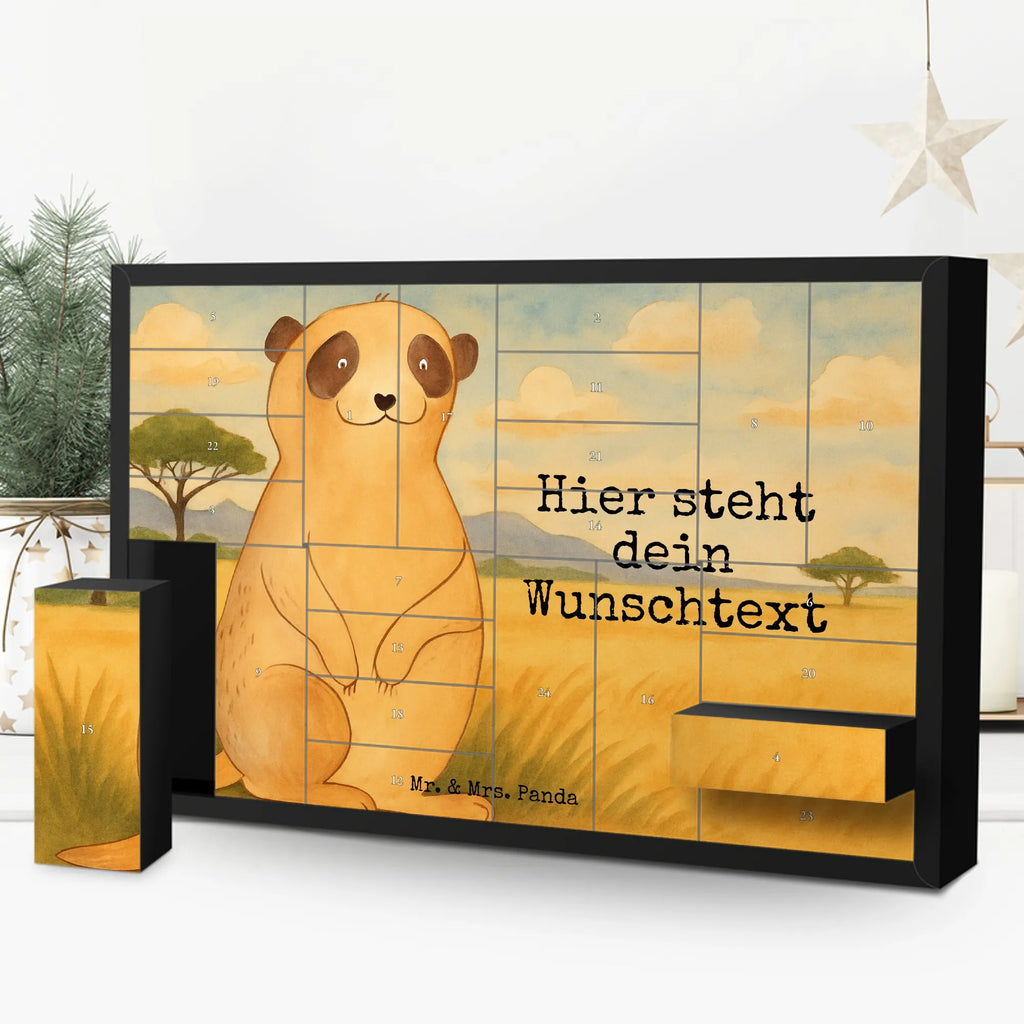 Personalisierter Befüllbarer Adventskalender Erdmännchen Design Adventskalender Zum Selbst Befüllen, Befüllbarer Adventskalender, Afrika, Wildtiere, Afrikareise, Traveling, Erdmännchen, Reisen, Weltreise, Roadtrip, Spruch