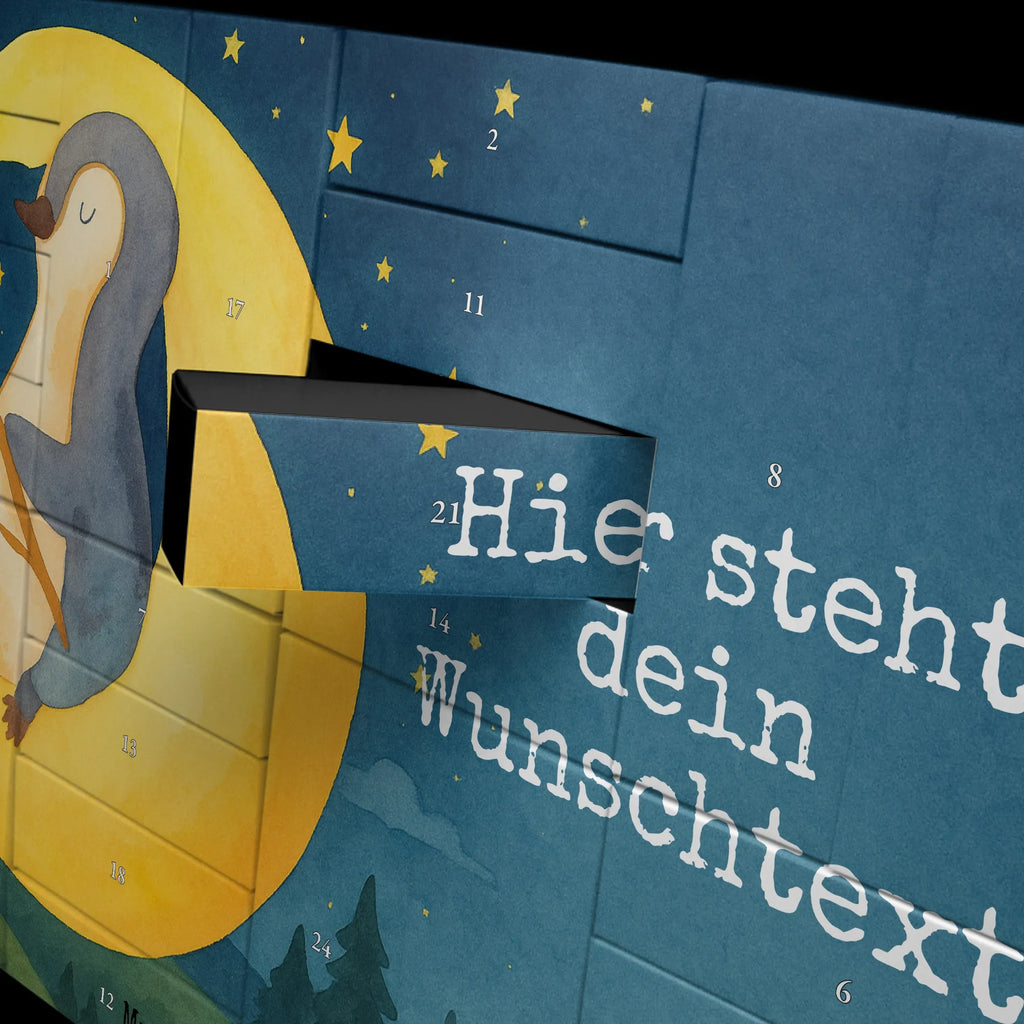  Penguin moon Design Penguin, North Pole, Winter, Penguins, saying, sleep, insomnia, falling asleep, bedroom, night's rest, penguins, guest room