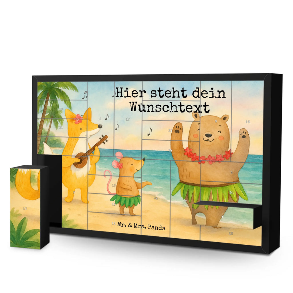 Personalisierter Befüllbarer Adventskalender Waldtiere Aloha Design Befüllbarer Adventskalender, Adventskalender Zum Selbst Befüllen, Lustige Sprüche, Tiere, Tiermotive, Gute Laune, Wald, Lachen, Aloha, Musik, Tanzen, Leben, Waldtiere, Bär, Hase, Igel