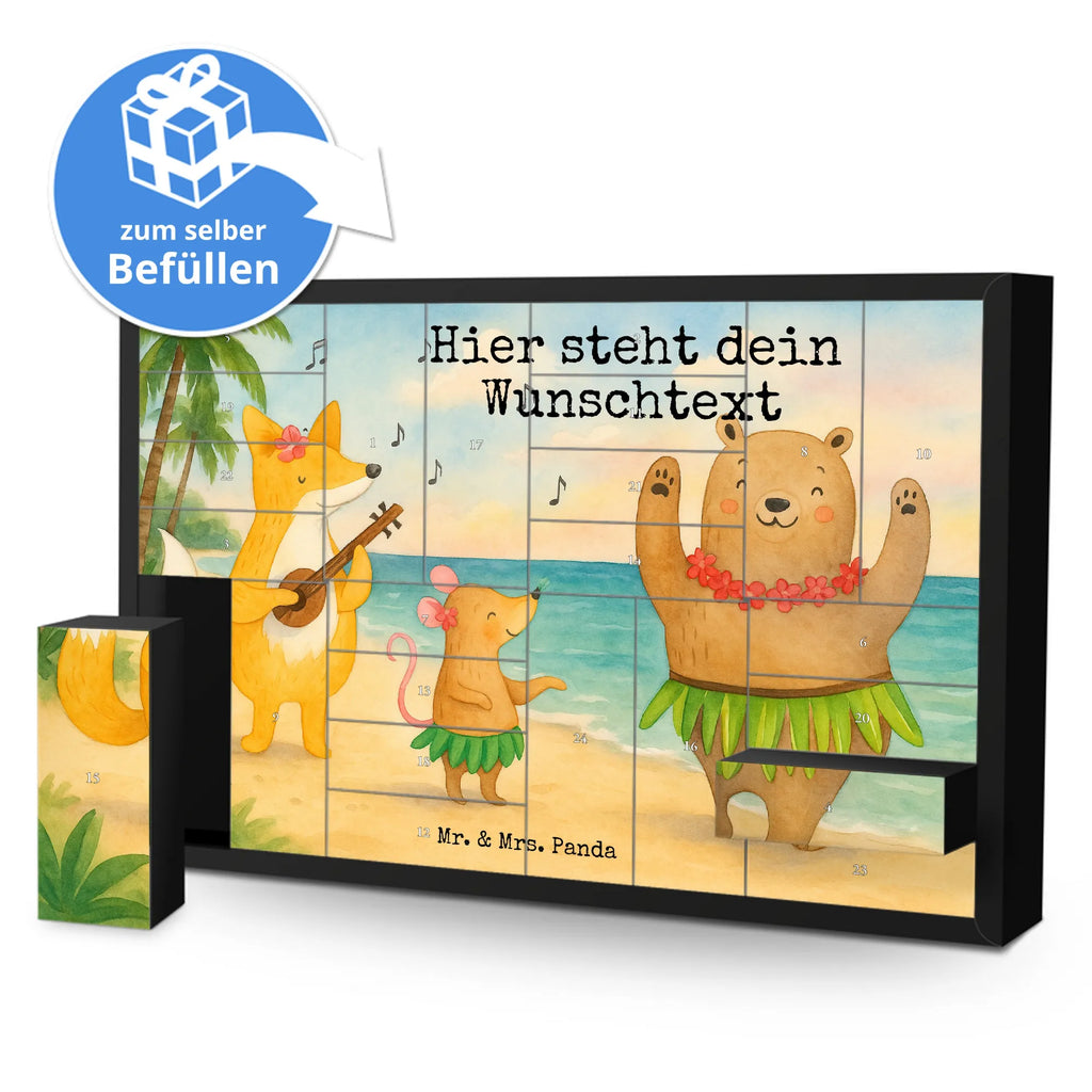 Personalisierter Befüllbarer Adventskalender Waldtiere Aloha Design Befüllbarer Adventskalender, Adventskalender Zum Selbst Befüllen, Lustige Sprüche, Tiere, Tiermotive, Gute Laune, Wald, Lachen, Aloha, Musik, Tanzen, Leben, Waldtiere, Bär, Hase, Igel