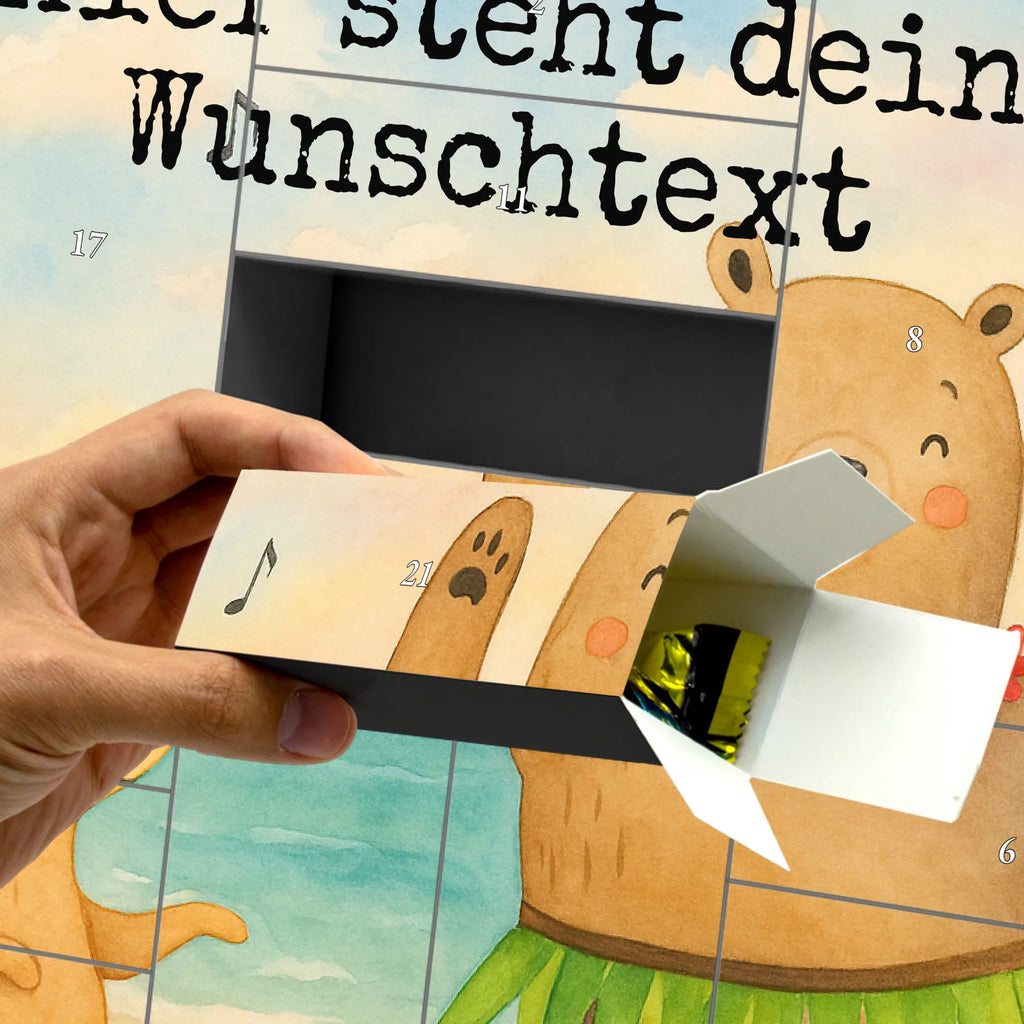 Personalisierter Befüllbarer Adventskalender Waldtiere Aloha Design Befüllbarer Adventskalender, Adventskalender Zum Selbst Befüllen, Lustige Sprüche, Tiere, Tiermotive, Gute Laune, Wald, Lachen, Aloha, Musik, Tanzen, Leben, Waldtiere, Bär, Hase, Igel