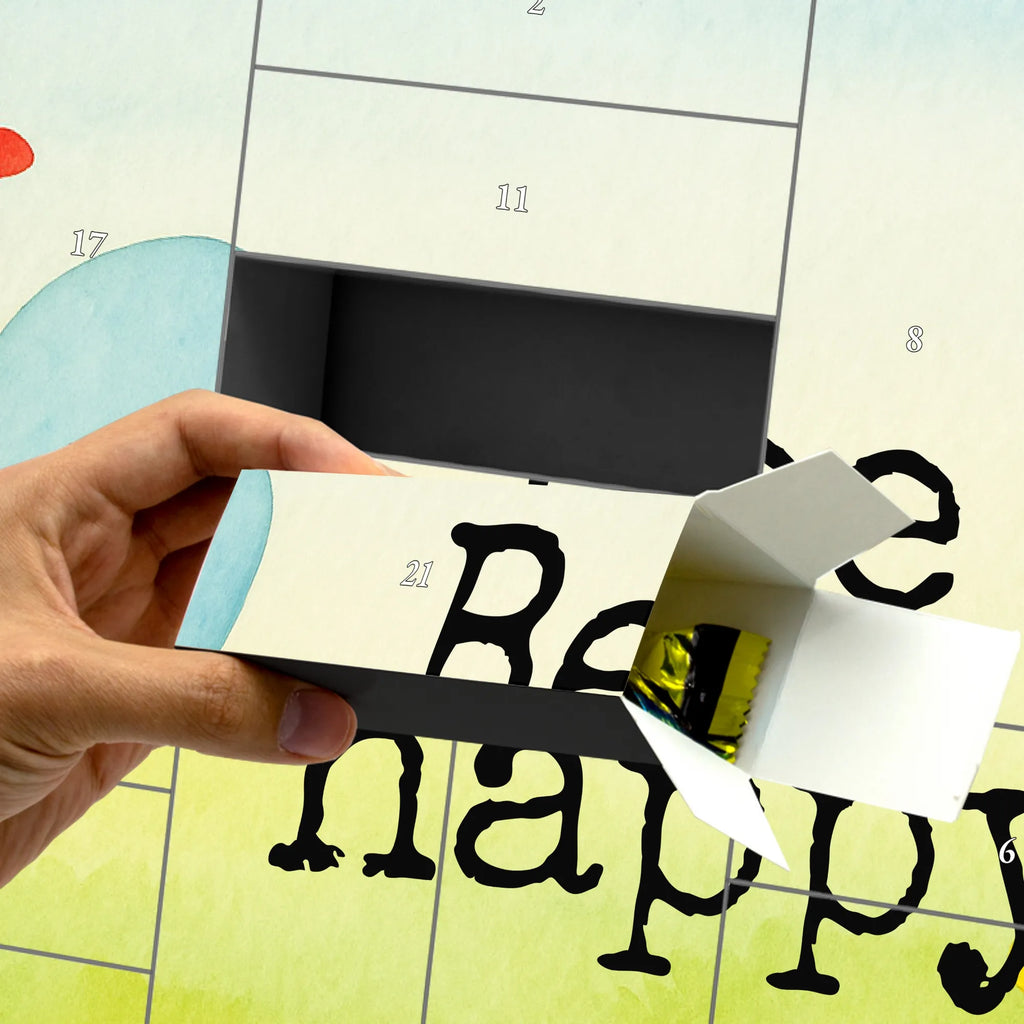 Fillable advent calendar bee happy Design wasp, bumblebee