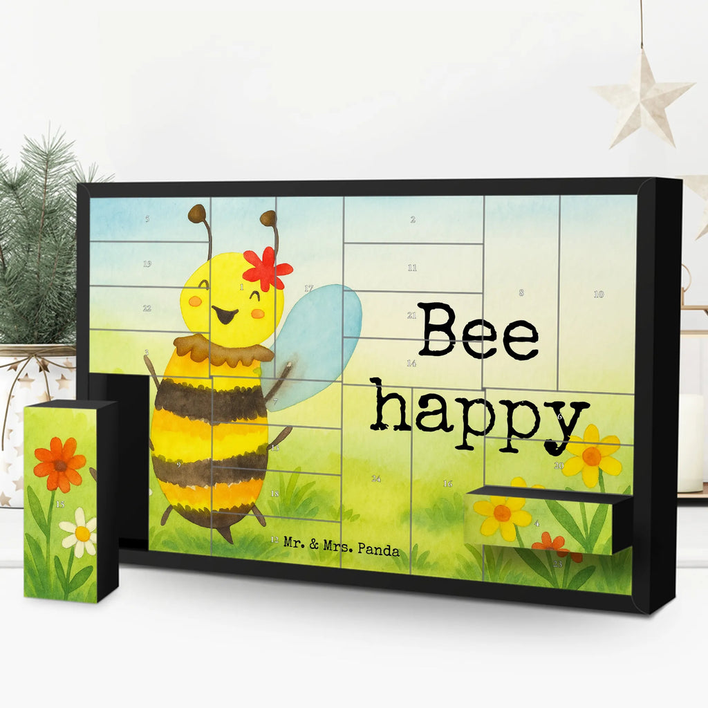 Fillable advent calendar bee happy Design wasp, bumblebee
