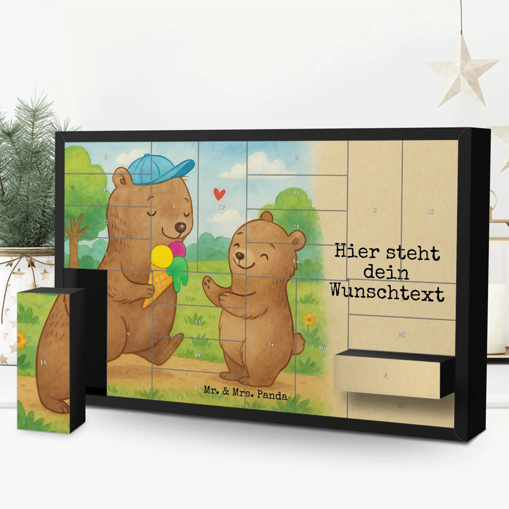Personalisierter Befüllbarer Adventskalender Bären Papa Design Adventskalender Zum Selbst Befüllen, Befüllbarer Adventskalender, Vatertag Geschenk, Papa Geschenke, Vater Geburtstag, Papa Geschenk, Vater Geschenk, Papi Geschenk, Vatertag
