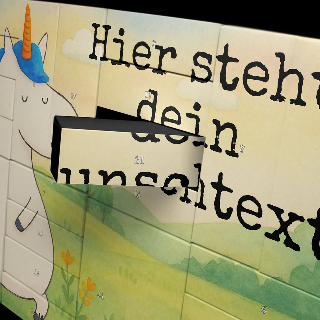 Personalisierter Befüllbarer Adventskalender Einhorn Mann Design Adventskalender Zum Selbst Befüllen, Befüllbarer Adventskalender, Unicorn, Einhorn, Einhörner, Einhorn Deko, Cool, Hübsch, BFF, Bester Freund, Beste, Familie, Party, Freundin, Mann