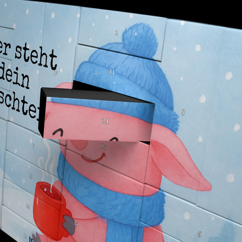 Personalisierter Befüllbarer Adventskalender Schweinchen Glühwein Design Adventskalender Zum Selbst Befüllen, Befüllbarer Adventskalender, Weihnachten, Winter, Weihnachtsdeko, Nikolaus, Advent, Heiligabend, Wintermotiv, Weihnachtsmarkt, Betrunken, Glühwein, Spruch