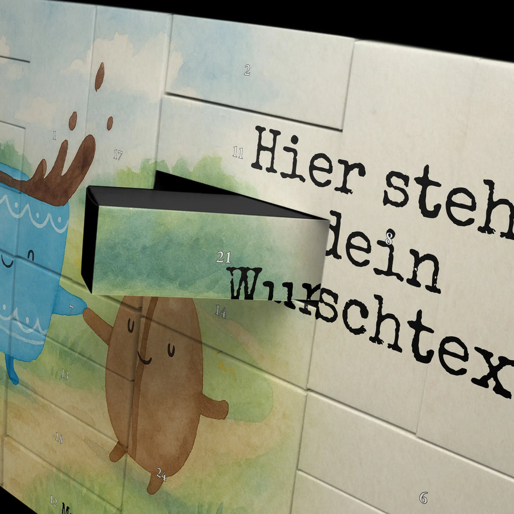 Personalisierter Befüllbarer Adventskalender Kaffee Bohne Design Befüllbarer Adventskalender, Adventskalender Zum Selbst Befüllen, Lustige Sprüche, Tiere, Tiermotive, Gute Laune, Glück, Genuss, Zufriedenheit, Kaffee, Kaffeebohne