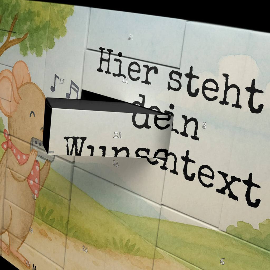 Personalisierter Befüllbarer Adventskalender Maus Mundharmonika Design Adventskalender Zum Selbst Befüllen, Befüllbarer Adventskalender, Instrumente, Geschenke Musiker, Musikliebhaber, Gesang, Mundharmonika, Maus, Lagerfeuer