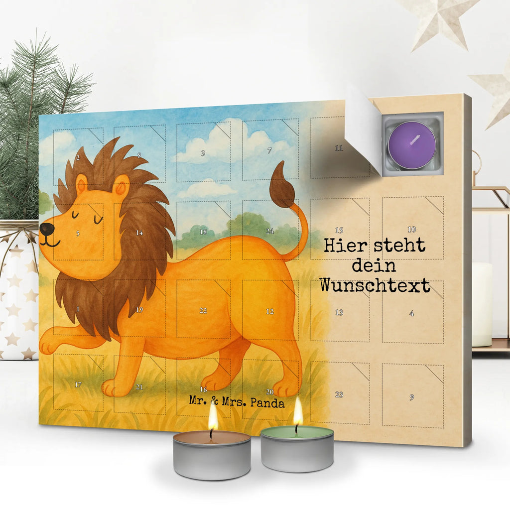 Personalisierter Duftkerzen Adventskalender Sternzeichen Löwe Design Personalisierter Duftkerzen Adventskalender, Sternzeichen, Tierkreiszeichen, Horoskop, Astrologie, Aszendent, Löwe Sternzeichen, Geburtstag August, Geburtstag Juli, Geschenk August, Geschenk Juli, König Der Tiere, Löwe Geschenk
