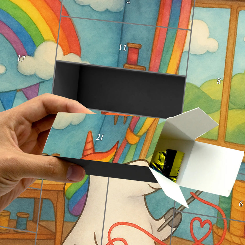 Fillable advent calendar unicorn seamstress Design Advent calendar, Advent calendar men, self filling, Advent calendar women, Advent calendar 2020, unicorn, unicorns, seamstress gift, tinkering, sewing room, seamstress present, crochet, girlfriend, sew, knitting, girl