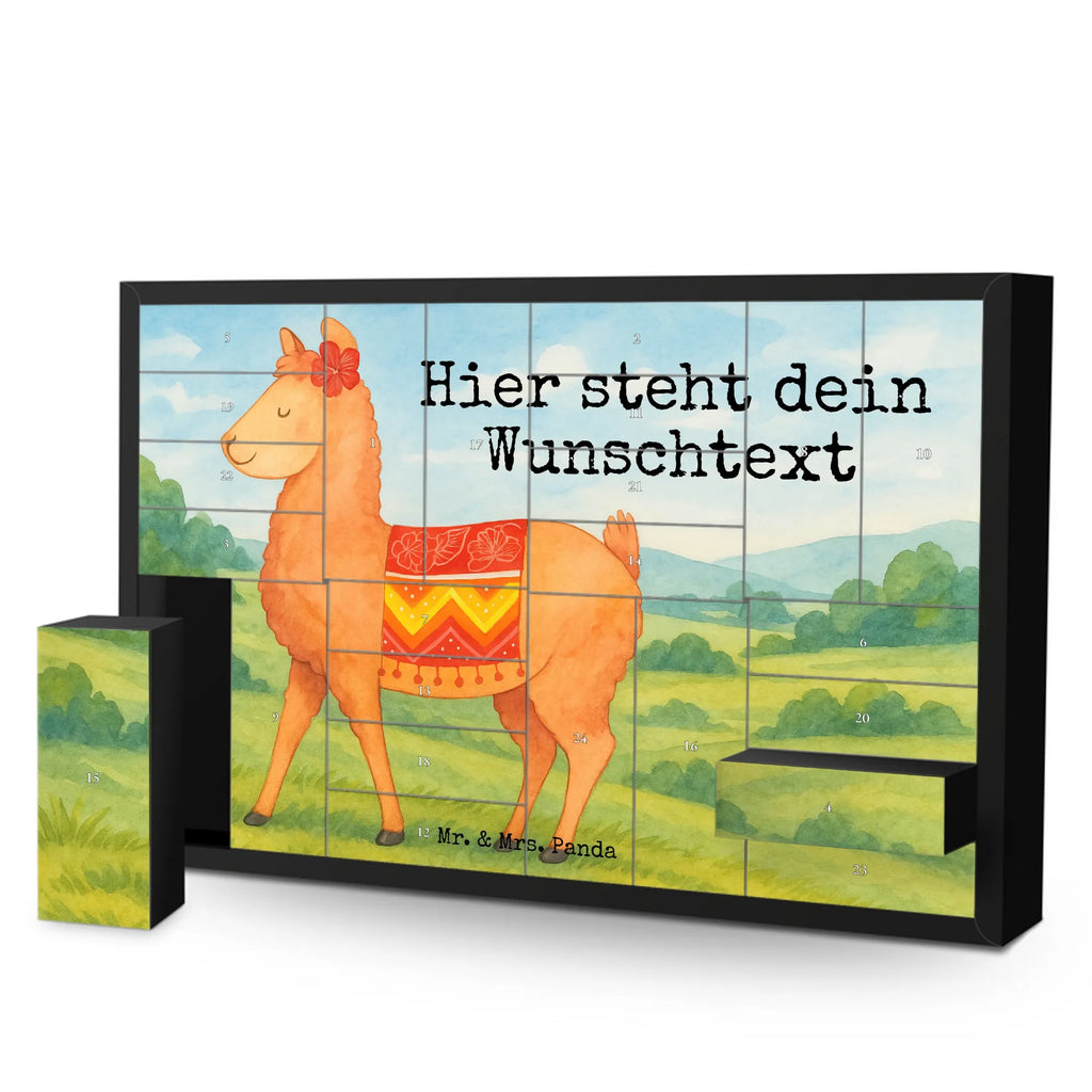 Personalisierter Befüllbarer Adventskalender Alpaka Stolz Design Adventskalender Zum Selbst Befüllen, Befüllbarer Adventskalender, Lama, Alpaka