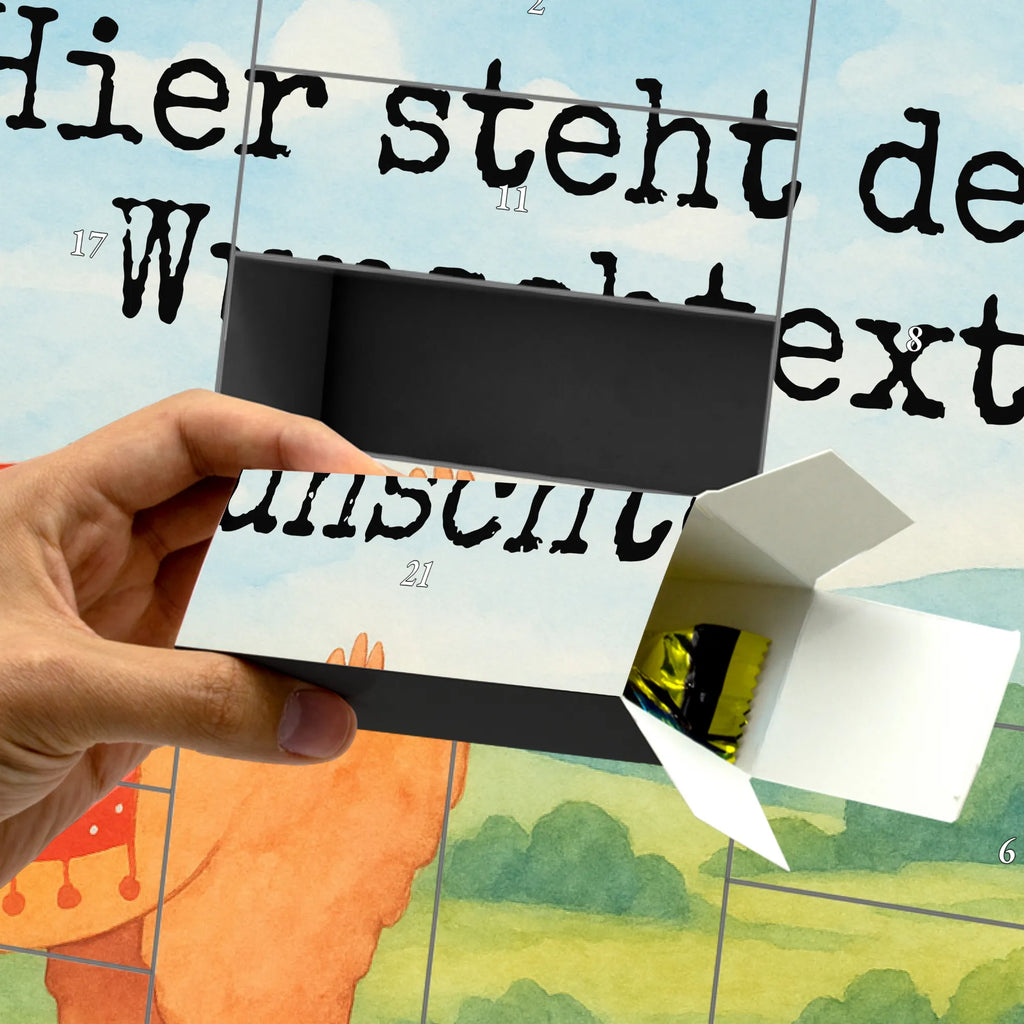Personalisierter Befüllbarer Adventskalender Alpaka Stolz Design Adventskalender Zum Selbst Befüllen, Befüllbarer Adventskalender, Lama, Alpaka