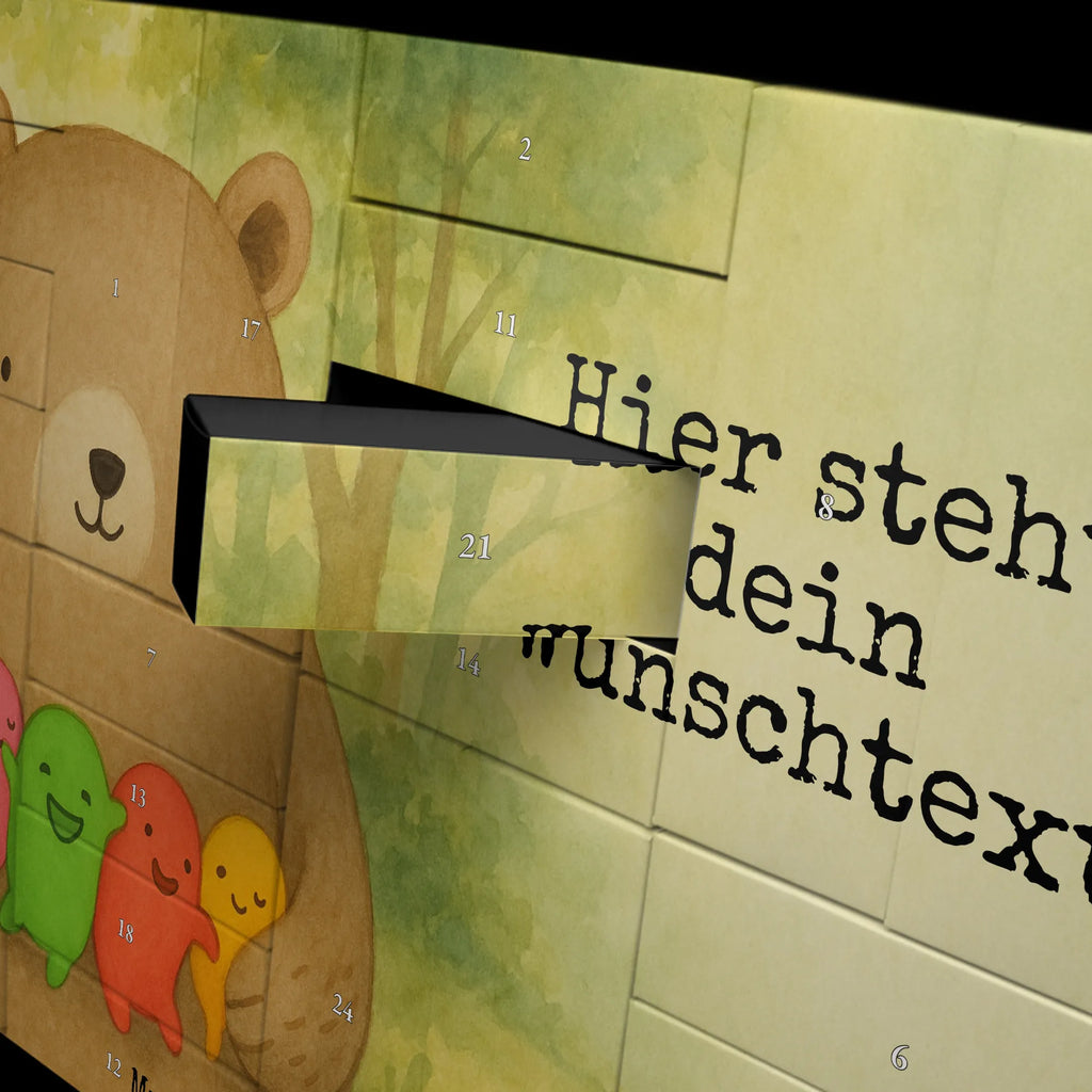 Personalisierter Befüllbarer Adventskalender Bär Gefühl Design Befüllbarer Adventskalender, Adventskalender Zum Selbst Befüllen, Teddy, Bär, Teddybär, Durchgedreht, Verrückt, Wahnsinn