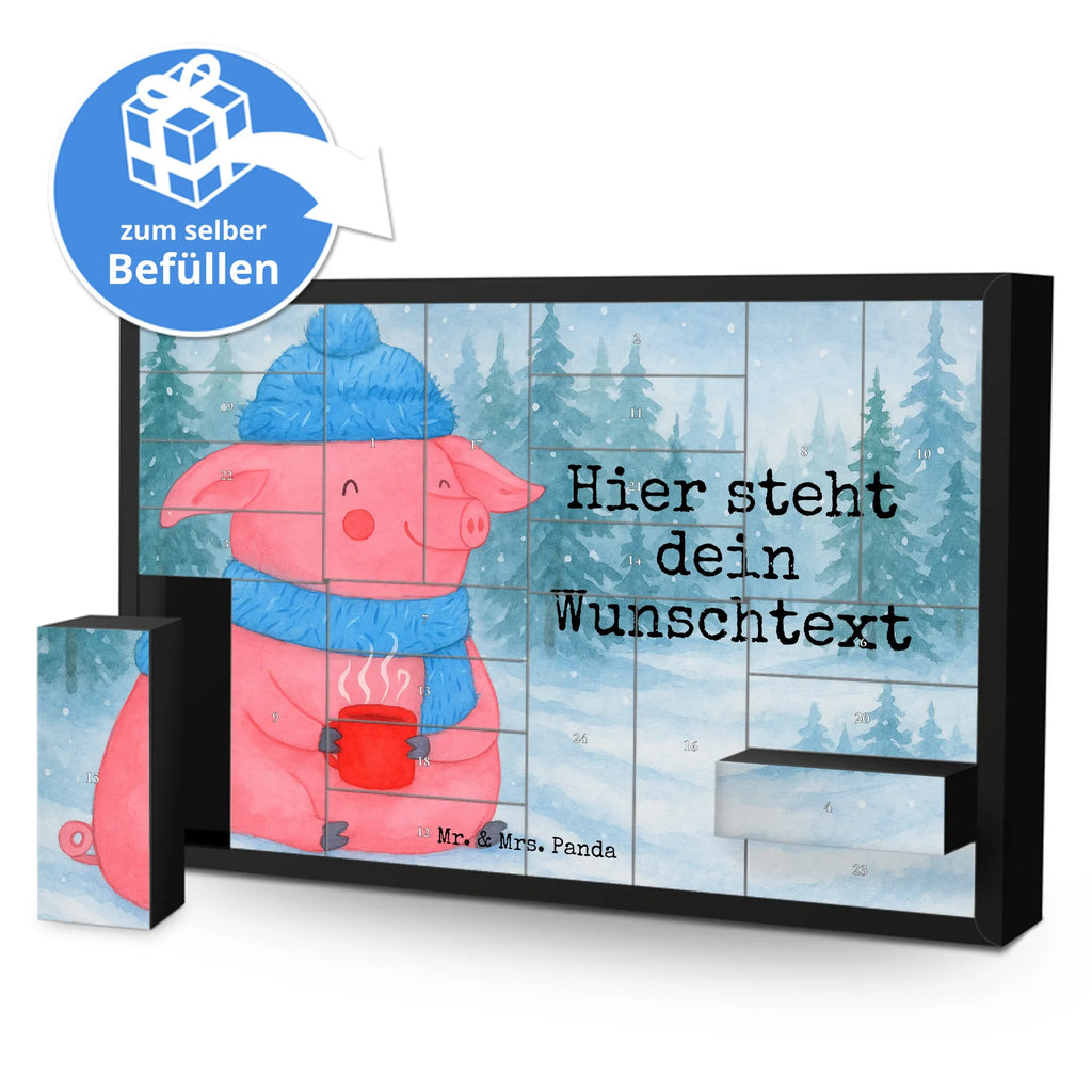 Personalisierter Befüllbarer Adventskalender Schwein Glühwein Design Befüllbarer Adventskalender, Adventskalender Zum Selbst Befüllen, Weihnachten, Winter, Weihnachtsdeko, Nikolaus, Advent, Heiligabend, Wintermotiv, Weihnachtsmarkt, Glühwein, Punsch, Glühschwein