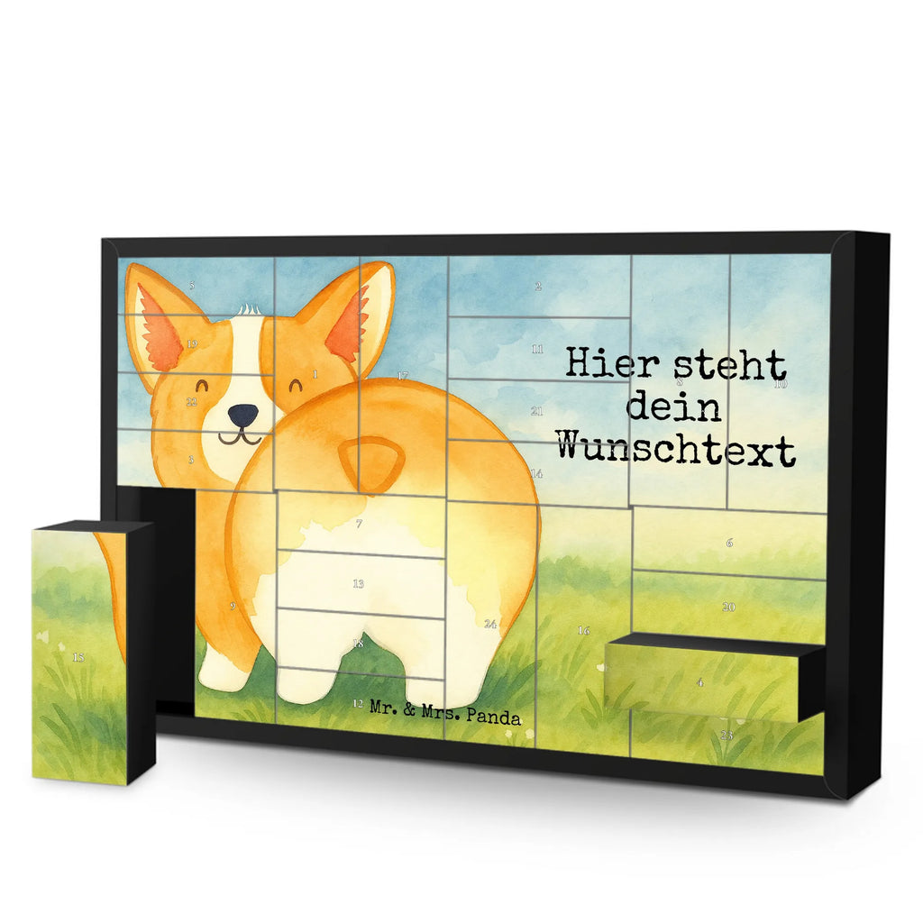 Personalisierter Befüllbarer Adventskalender Corgi Po Design Adventskalender Zum Selbst Befüllen, Befüllbarer Adventskalender, Sprüche, Hund, Hunderasse, Hundebesitzer, Hundemotiv, Haustier, Tierliebhaber, Hundeliebe, Spruch, Corgie, Selbstliebe, Motivation