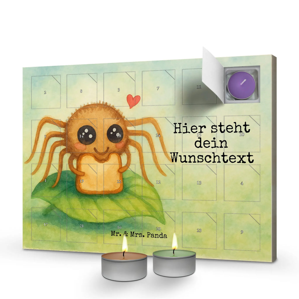 Personalisierter Duftkerzen Adventskalender Spinne Agathe Sandwich Design Personalisierter Duftkerzen Adventskalender, Spinne Agathe, Spinne, Agathe, Videos, Merchandise, Alles Wird gut, Hunger, Mut, Lebensfreude, Hungrig, Verfressen, Glück